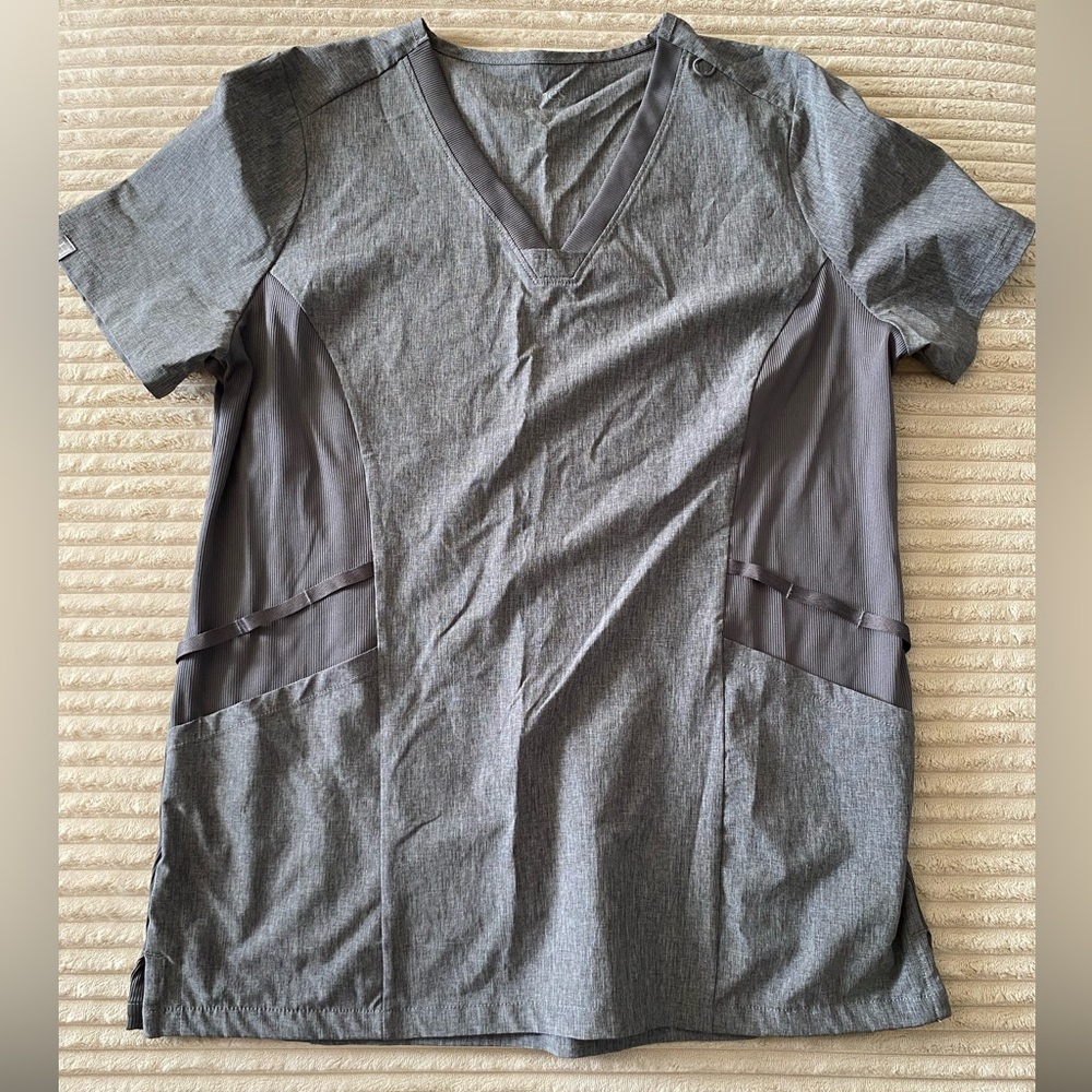 Hanes Grey Scrub Set